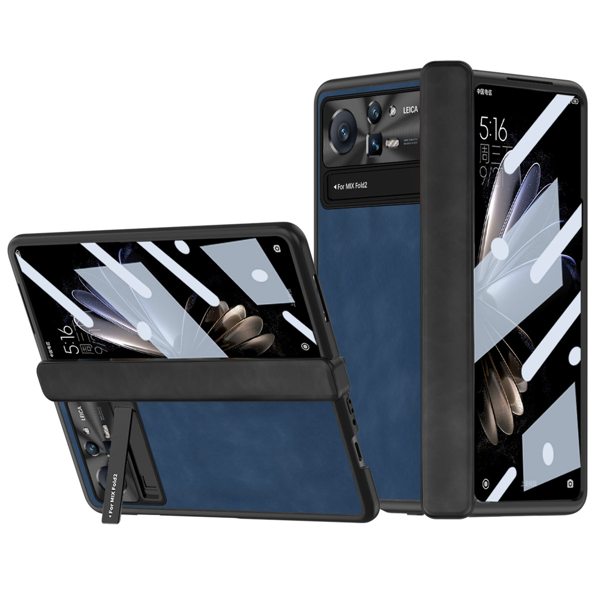 For Xiaomi Mix Fold 2 5G Hinge Protection All-Inclusive Cover Nappa Texture PU Leather PC Shell Kickstand Phone Case with Tempered Glass Film For Xiaomi Mix Fold 2 5G Hinge Protection All-Inclusive Cover Nappa Texture PU Leather PC Shell Kickstand Phone Case with Tempered Glass Film
